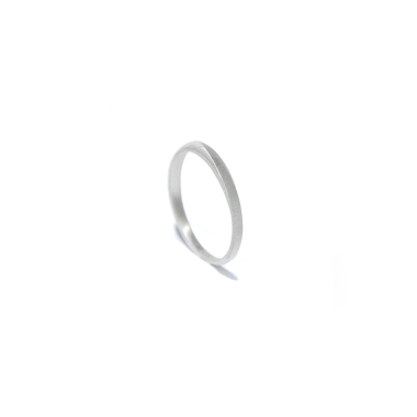 SIS / SATIN SILVER RING - FILIMONIUK DESIGN