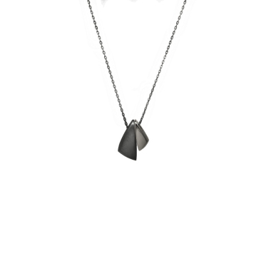 BLOW DOUBLE / BLACK  NECKLACE- FILIMONIUK DESIGN