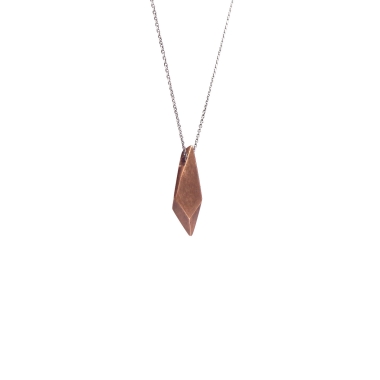 ONE EDGE / SATIN COPPER NECKLACE - FILIMONIUK DESIGN