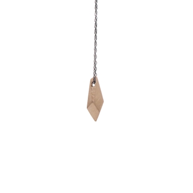 ONE EDGE / SATIN BRASS NECKLACE - FILIMONIUK DESIGN