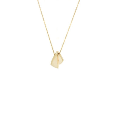 BLOW DOUBLE / AU GOLD NECKLACE - FILIMONIUK DESIGN