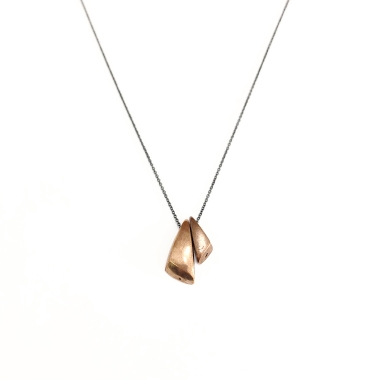 BLOW DOUBLE / COPPER  NECKLACE- FILIMONIUK DESIGN