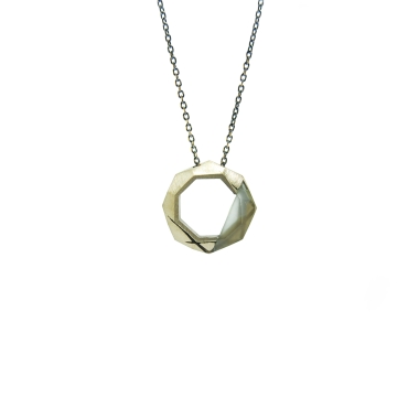 LABEL MINI / BRASS NECKLACE - FILIMONIUK DESIGN