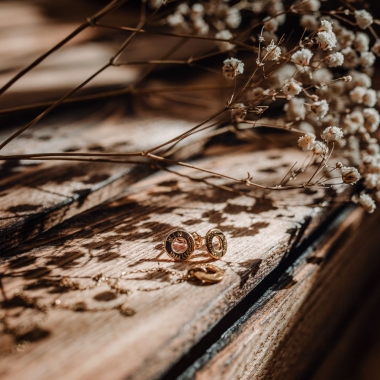 KOLCZYKI SZTYFTY BLANK BULLET - ZŁOTO - UNIKKE DESIGN