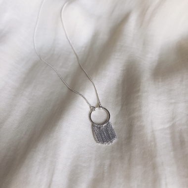 NASZYJNIK DREAMCATCHER  - SREBRO - UNIKKE DESIGN