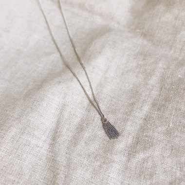 NASZYJNIK MINIMAL CHAINS - SREBRO - UNIKKE DESIGN