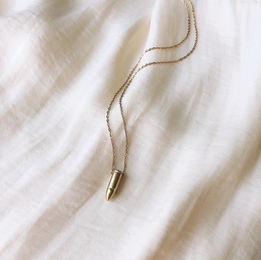 NASZYJNIK EYES ON TARGET B - MOSIĄDZ - UNIKKE DESIGN