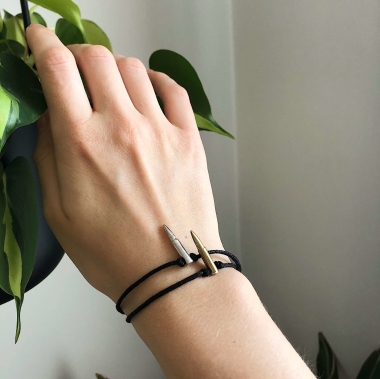 BRANSOLETKA EYES ON TARGET A - MOSIĄDZ - UNIKKE DESIGN