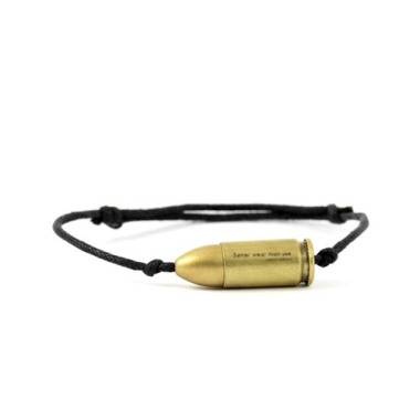 BRANSOLETKA BETTER  WEAR THAN USE - BASIC 1 SMALL BULLET - UNIKKE DESIGN