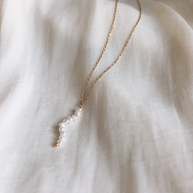 NASZYJNIK PERŁY - ZŁOTO - UNIKKE DESIGN