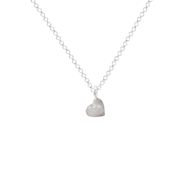 LANE LITTLE HEART / RECYCLED SILVER NECKLACE - FILIMONIUK DESIGN