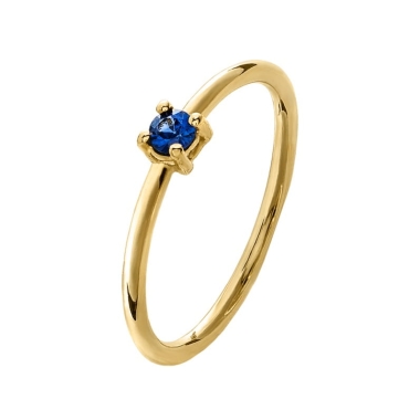 Klasyczny pierścionek szafir - EDYTA BYRSKA