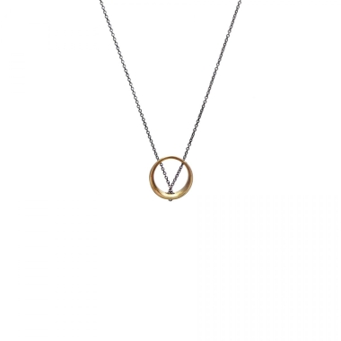 MINIMAL mini necklace / brass - FILIMONIUK DESIGN
