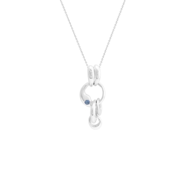 SMOOTH GEMstone long / silver necklace - FILIMONIUK DESIGN