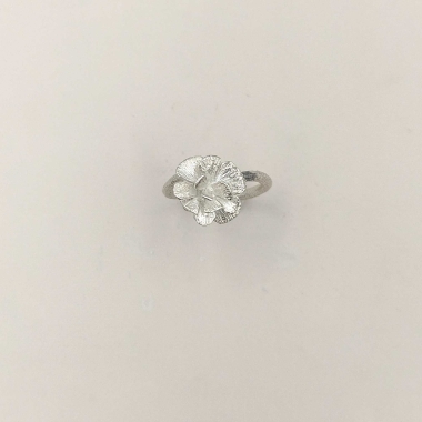 SREBRNY PIERŚCIEŃ REGULOWANY - RÓŻA - DOROTA KOS