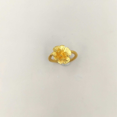 ZŁOTY PIERŚCIEŃ REGULOWANY - RÓŻA - DOROTA KOS