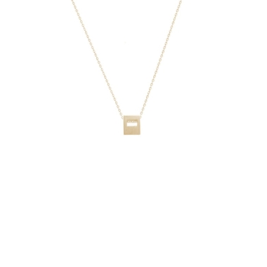 monolith mini / gold necklace - FILIMONIUK DESIGN