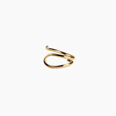 Pierścionek NOTURNO Spiral · gold - MAKSI.MIUK