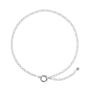 Naszyjnik chain silver - KOPI