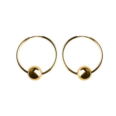 Kolczyki Minimal · gold - Maksi.miuk