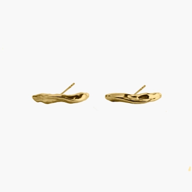 Kolczyki RYSY Smooth · gold - Maksi.miuk